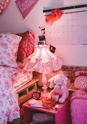 Heiress Vibes Ruffle Lamp