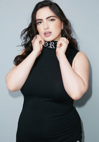 Iconic Embroidered Bodycon Dress