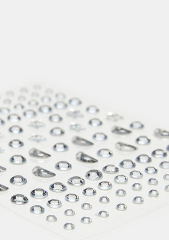 Clear Moon And Stars Face And Body Gemz