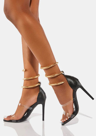Samia Chain Wrap Heels