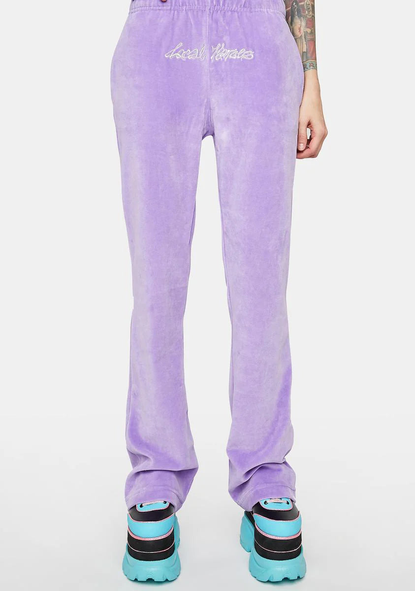 Cyber Princess Velour Sweatpants
