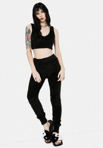 Up Late Fluffy Sweatpants