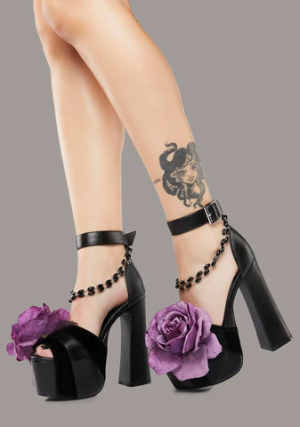 The Wilted Lover Platform Heels