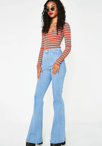 Groovy Gal High-Rise Flares