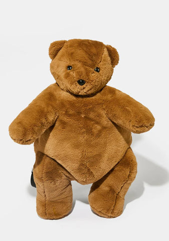 Chocolate Mister Snuggles Bear Backpack