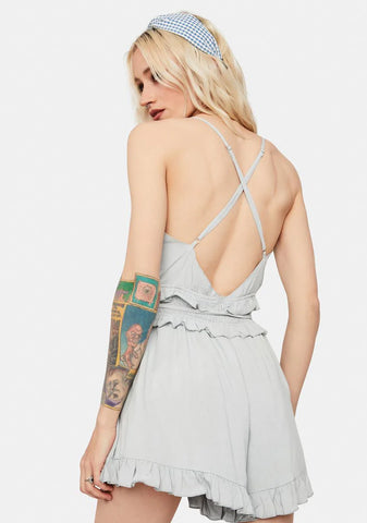 I'm Still Into You Ruffled Romper