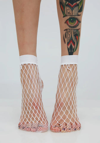 Too Hooked Fishnet Socks