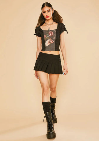 Rose Stained Sorrows Corset Top