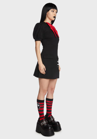 One With The Dark Mini Dress