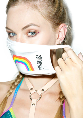 X Disguise Rainbow Face Mask