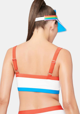 White Combo Olympia Bikini Top