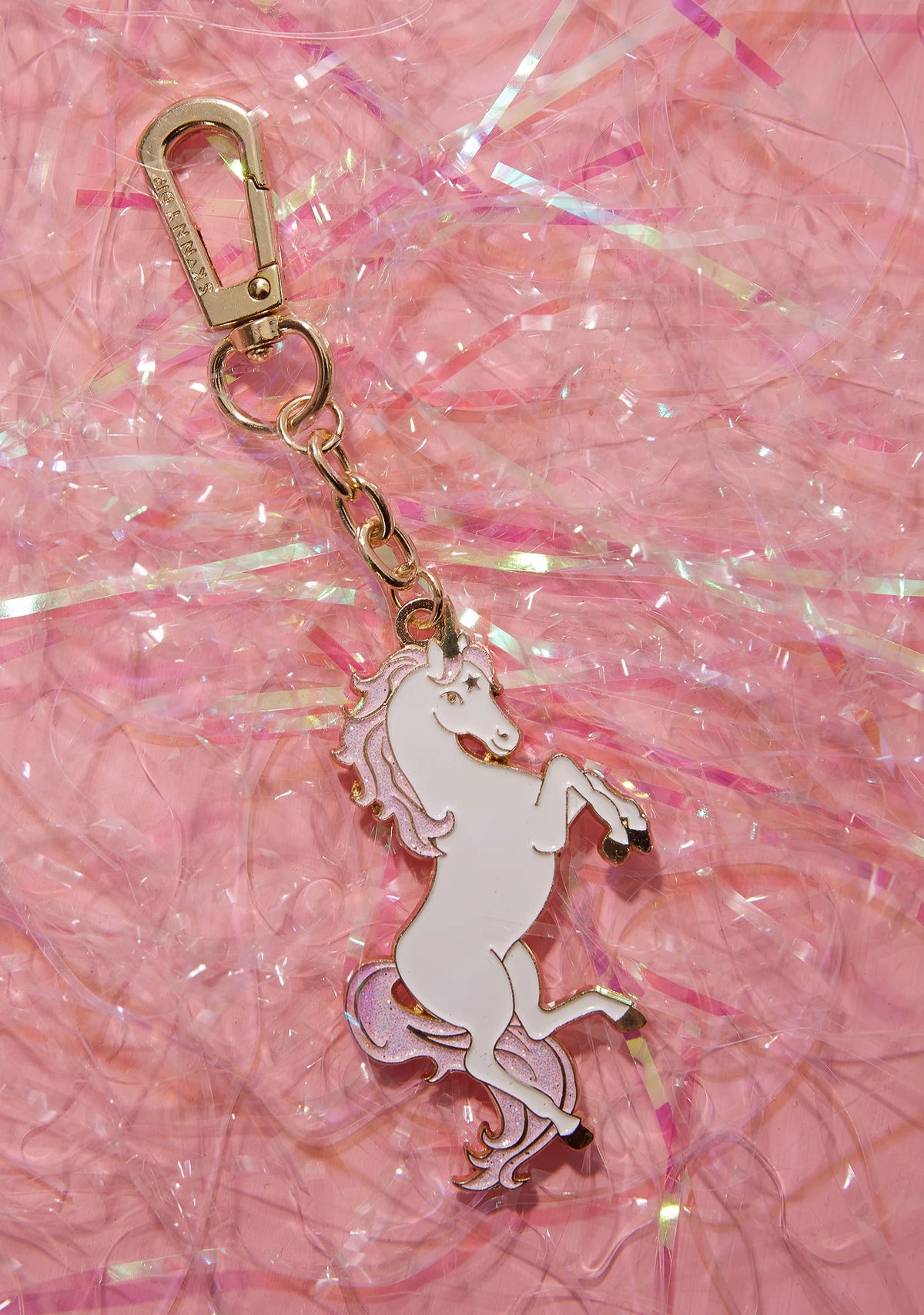 Unicorn Enamel Keychain