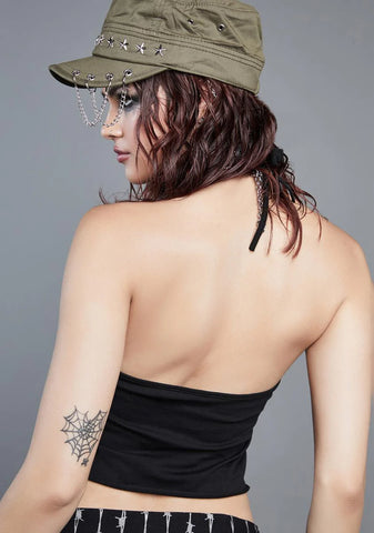 Chasing Trouble Halter Top