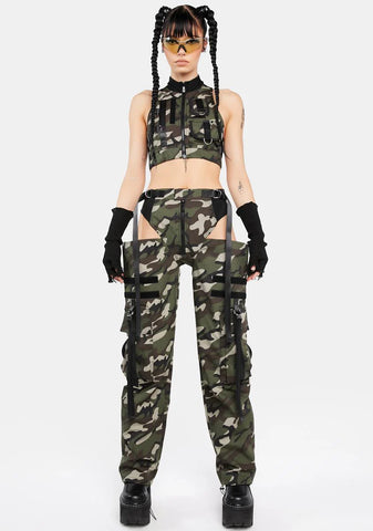 Camo Panty Trousers