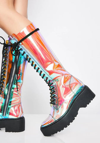 Cosmic Renegade Combat Boots