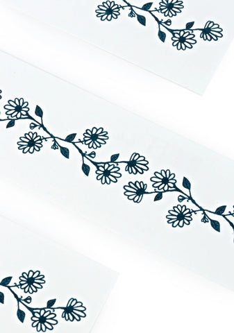 The Floral Choker Temporary Tattoo Set