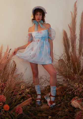 The Sweetest Gift Floral Babydoll Dress