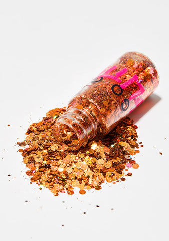 Chunky Rose Gold Holographic Glitter