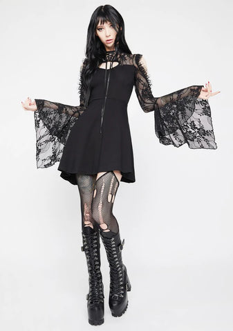 Rock Princess Lace Mini Dress