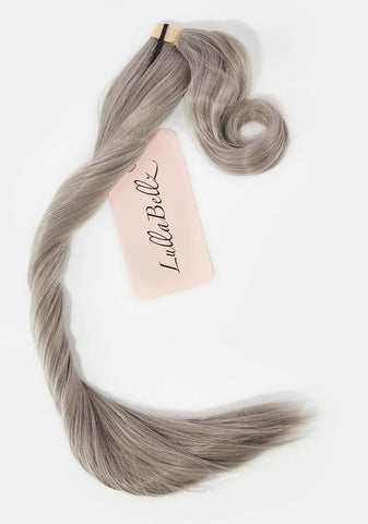 Silver Grey Grande 26" Straight Wraparound Pony