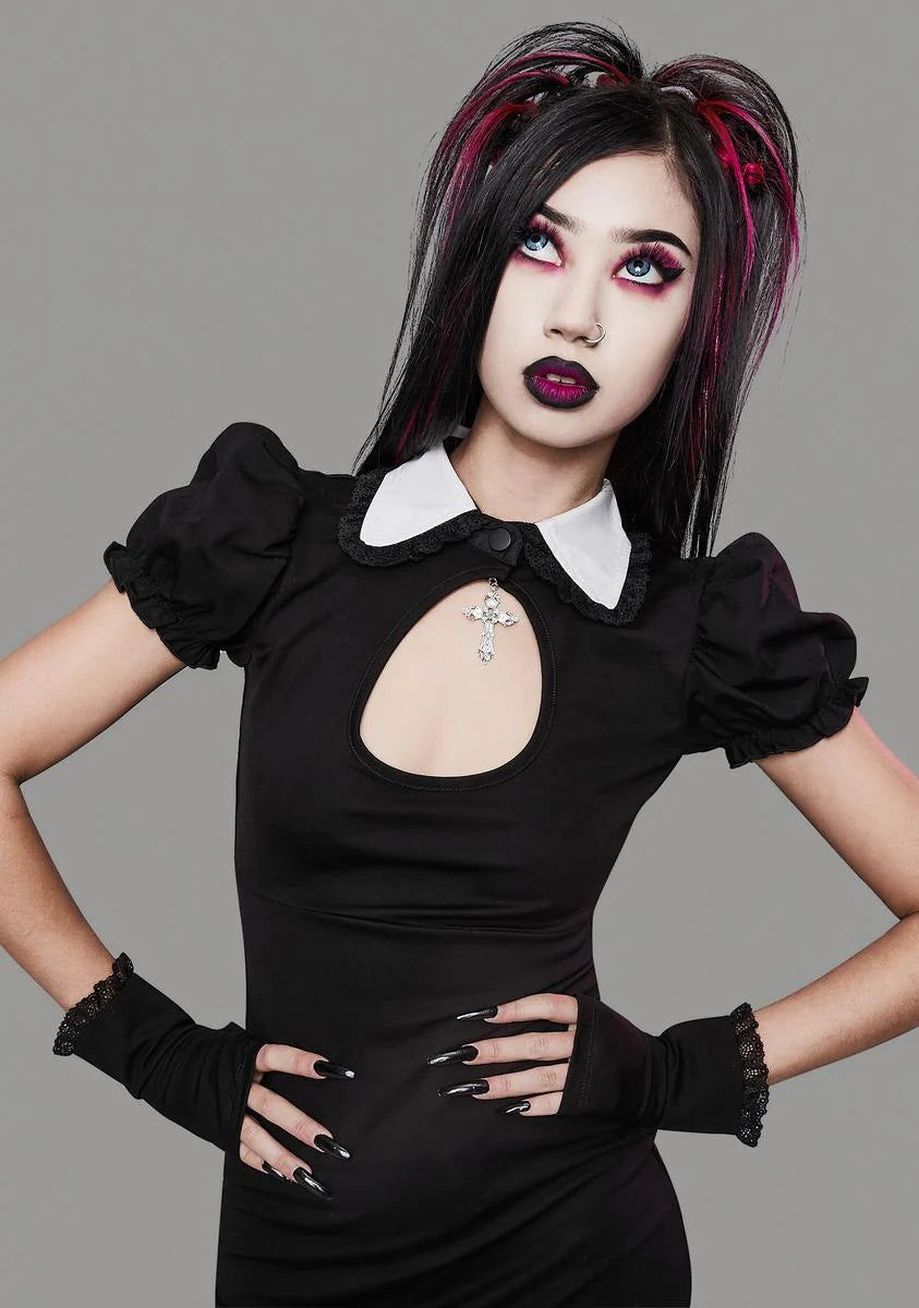 Edge Of Tonight Cutout Mini Dress