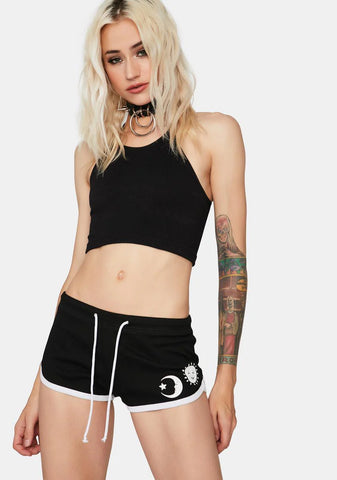 Witch Bitch Graphic Shorts
