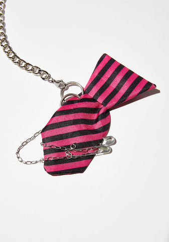 Mind My Business Tie Choker