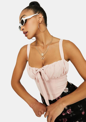 Movie Magic Corset Crop Top