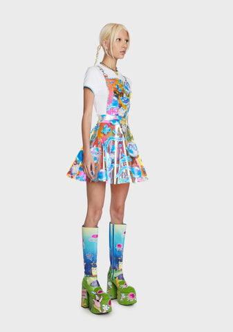 F Is For Friends Pinafore Dress