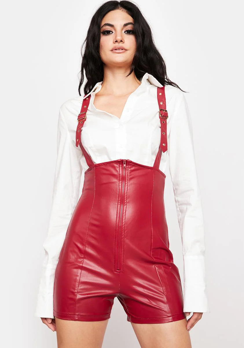 Love Let's Play Pretend Suspender Biker Shorts