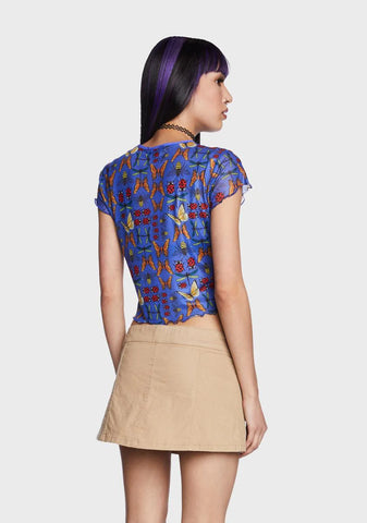 Buzz Off Mesh Top