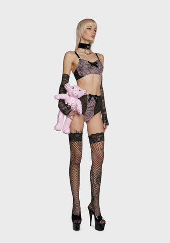 x Bettie Page Elsie Lace High-Waisted Brief