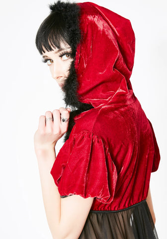 Naughty List Velvet Set