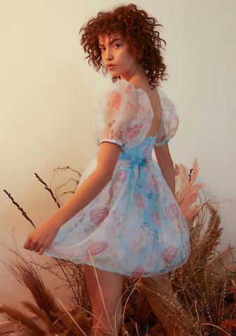 The Sweetest Gift Floral Babydoll Dress