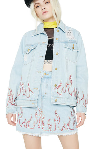 Wildfire Distressed Denim Jacket