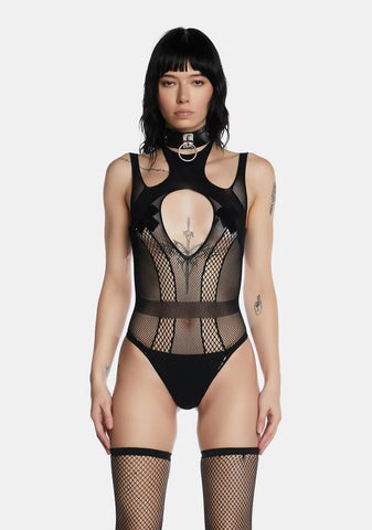 Dark Euphoria Fishnet Teddy