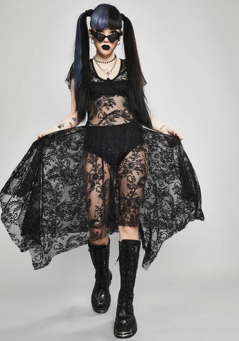 Noir Dearly Departed Lace Dress