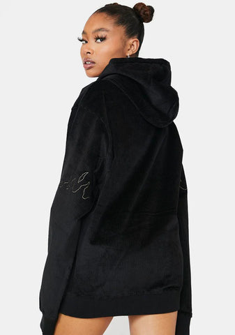 Aged Rum Corduroy Hoodie