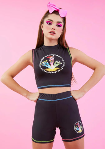 Super Powers Needed Biker Shorts