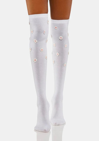 Heavenly Sunlight Place Knee High Socks