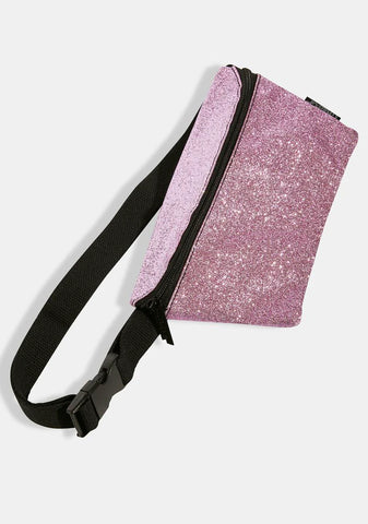 Pink Dazzler Glitter Fanny Pack