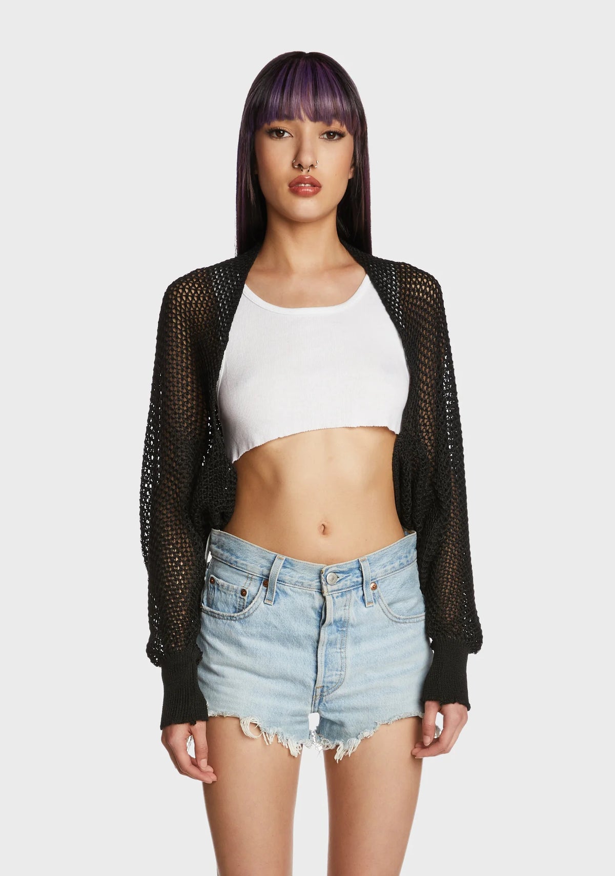 Break Time Knit Shrug