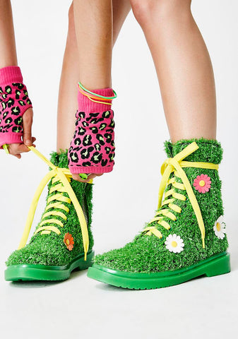 On My Turf Combat Boots