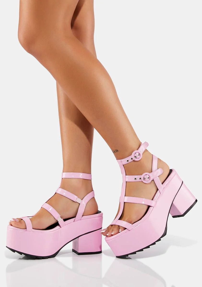 Turquoise Breeze Platform Sandals