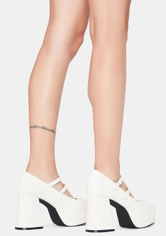 Hold The Phone Platform Mary Janes