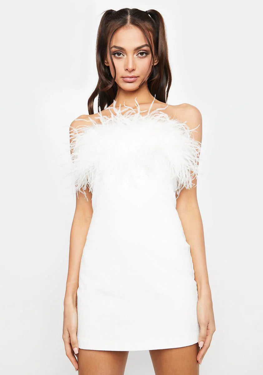 Angel Wild Babe Strapless Mini Dress