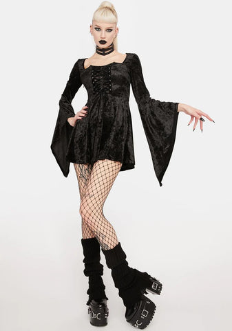 Devil Magic Velvet Dress