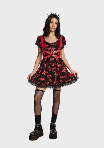 Coveted Haunting Babydoll Dress