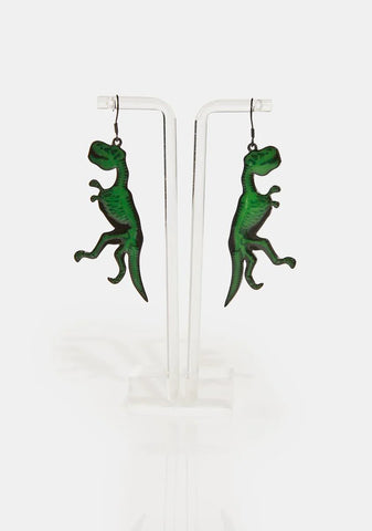 Dino Effect Drop Earrings