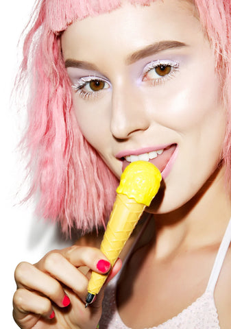 Single Scoop Ice Cream Pen - Pink